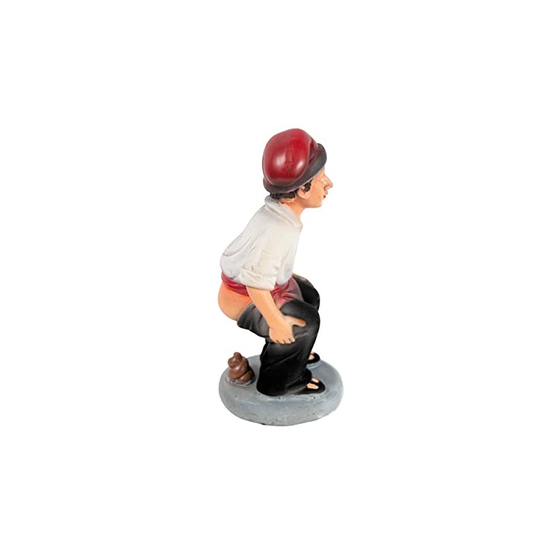 Caganer Resin Figurine 11cm Catalan Tradition
