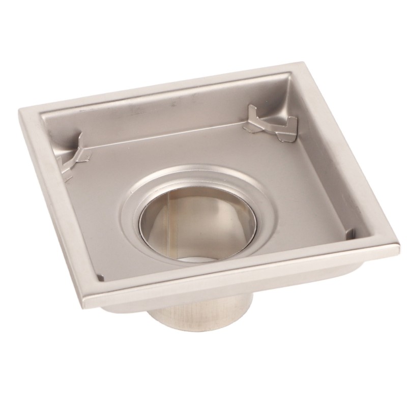 Home Stainless Steel Square Shape Antiodor Bathroom Floor Drain Waste