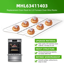 MHL63411403 oven rack for LG Range/Stove 24.8 X 16.2 In (1 Pcs)，Replace MHL63411401 MHL62112101