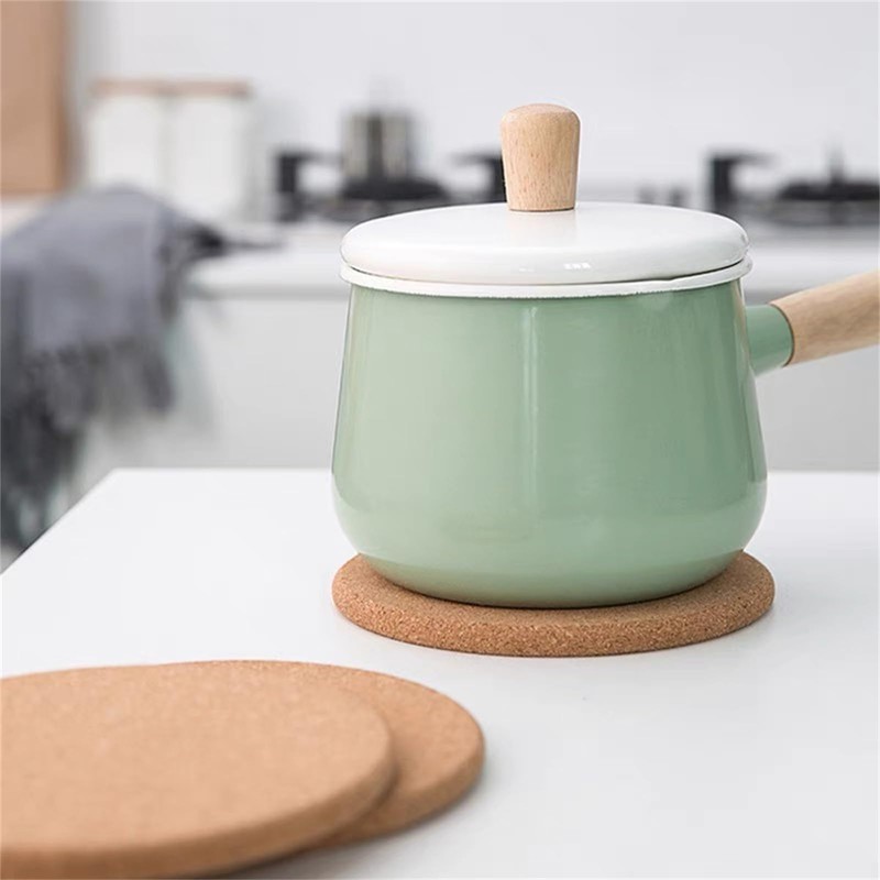 Cork Trivet, 6 Pack Thick Cork Coaster for Hot Dishes