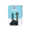 balvi Lighthouse Bookends Black Classic View of the Coast: Lighthouse