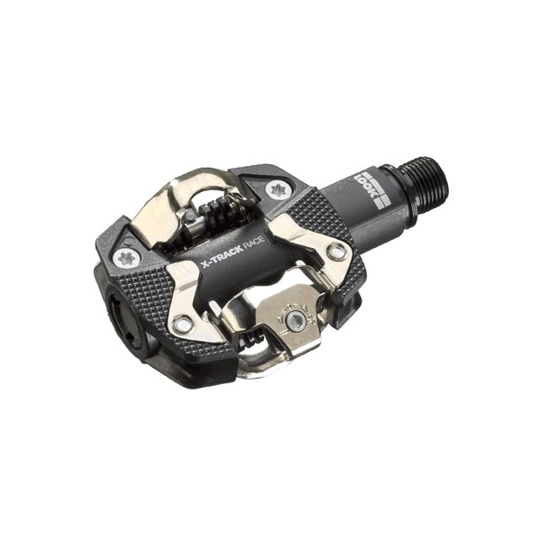 LOOK Cycle – X-Track Race MTB Pedals – Standard SPD Compatible Mechanism – Composite Body – Chromoly+ Axle – Extreme Reliability, Large Bearing Surface – Automatic Mountain Bike Pedals