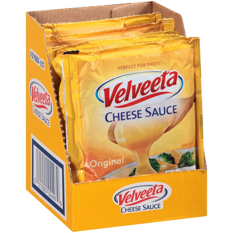 Velveeta Original Cheese Sauce Pouches, 24 ct Pack, 4 Boxes