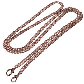 EAZY CASE - Replacement Metal Strap for Handbag - Bag Strap for Hanging, Bag Chain for Shoulder Bag, Shoulder Strap Chain for Changing, Bag Strap for Bags and Tote Bags, Rose Gold