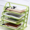 Desk File Organizer 4 Tiers Metal Mesh Large Capacity Easy