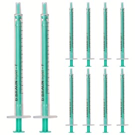 MedixX Disposable Syringes 1 ml without Needles in Various Sizes for Hobby and DIY Syringes Individually Sterile Packed in Practical Sliding Seal Bag (10 x 1 ml)