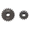 RC Car Reduction Gear Black Steel Smooth Running 0.8M 14T