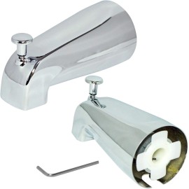 Avalon Bathtub and Shower Spout with Front Diverter for 1/2 inch Copper Pipe, Faucet
