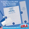 Lola Rola Sticky Mop Refills, Giant Adhesive Roller, Traps Dirt,