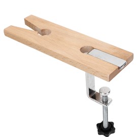 AMONIDA Banco De Fabricación De Joyeros, Hierro + Madera Banco De Joyeros, No Se Requiere Perforaciones para La Instalacion, para Pulir, Cortar Joyas