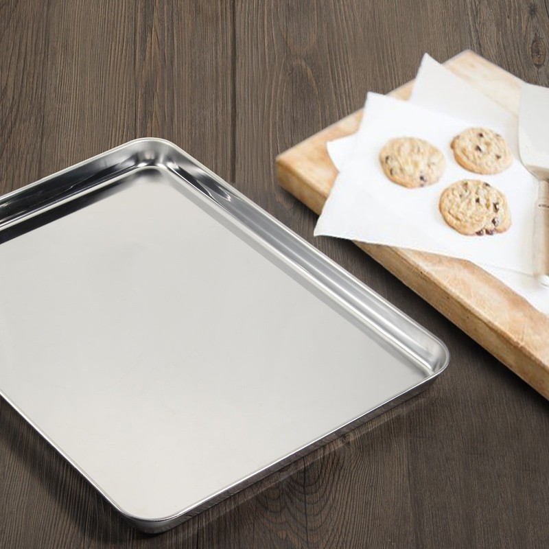 Baking Sheet Set of 4, Yododo Stainless Steel Baking Pan