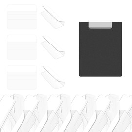 200 Pcs Earring Support Patches, Earring Card Holder, Earring Card, Adapter Plastic Lip Hanger for Earring Necklace Card Display (200)