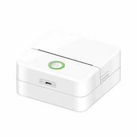 2Inches Mini Pocket Printer Portable Thermal Printer Machine Wireless BT Connection for Picture Label Handcraft List Meno Notes Journal Receipt Paper Sticker with 1 Roll Thermal Paper Roll