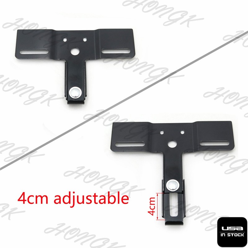 HONGK- US Smoked Tri-Bar Wide Fender LED Tail Light Bracket