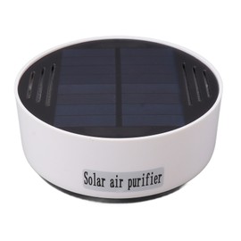 Car Air Purifier DC 5V 5W Solar Panel Powered Noiseless Portable Air Filter Cleaner Machine for Home Travel Office Use