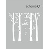 Scheme C, 96" H - Nature Tree Scene with Baby