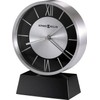 Howard Miller Davis Table Clock 645-787 – Black Aluminum Metal