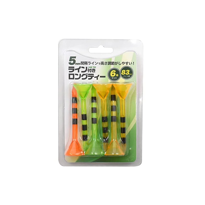 Golf Tees Plastic Long Tees with Line < 0.2 inch