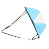 Polyester Taffeta Durable Folding Kayak Wind Sail Transparent Window Canoe