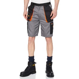 Result Ergebnis Bremsleuchte, Blinkerbirne X Work-Guard Lite Shorts 3XL Grau/Schwarz/Orange