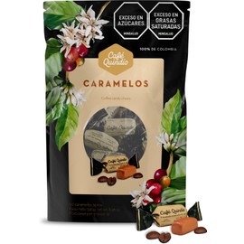Cafe Quindio Chewy Coffee Caramels 8.5 oz Bag (240g) - Approximately 60 Candies