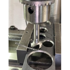 WRS Countersink DIN 335/C, HSS-E (Co5), for Stainless Steel, Precision Design, Made in Germany, with 3 Cutting Edges, 90° Countersunk Angle, in Plastic Box, Size: 11.5 mm Diameter