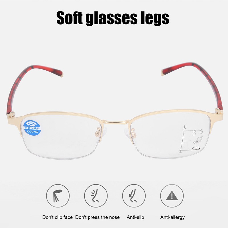 Anti Fatigue Blue Light Blocking Lens Reading Glasses Unisex Men