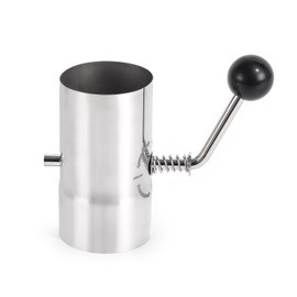 BiggerFire Stove Pipe with Damper 2.36 inch, Adjustable Chimney Exhaust Pipe Stainless Steel Tent Stove Chimney Pipe Smoke Exhaust Chimney Stove Pipe Camping Accessories