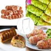 Pack of 10 roulade clips made of stainless steel, reusable,