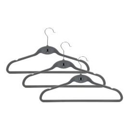 Domopak Living Set De 3 Ganchos/perchas 43cm Terciopelo Agrupables Dm-062