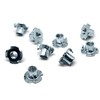 Drive-in nuts, insertion sleeves, M8 x 100 pieces with metric