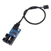 WANGCL 9pin USB 2.0 Header USB Header Splitter 1 to