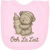 inktastic Ooh La Lait Cute Teddy Bear with Baby Bottle