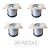 Herrajes Guerrero Pata Para Mueble O Sala 5 Cm Altura