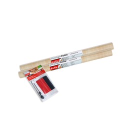 d-c-fix 346-0219-2PKA Decorative Self-Adhesive Film, Maple Wood, 17" x 78" Roll, 2-Pack with Applicator