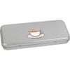 Azeeda 'Cup Of Tea' Metal Hinged Stationery Tin/Storage Box (TT00103790)