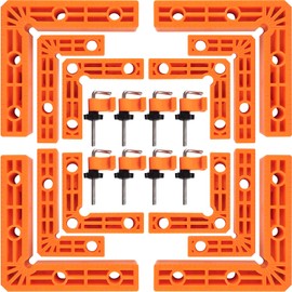 90 Degree Clamp,Positioning Squares, 3" 4" 2.3" Right Angle Clamp with 12 Clamping Squares,Corner Clamps Woodworking Tool for Pictures Frames, Cabinets, Boxes