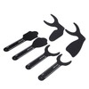 6pcs Intraoral Photographic Black Background Metal Dental Photo Backdrop Contrastor
