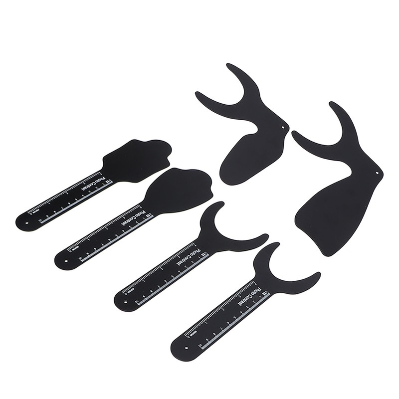 6pcs Intraoral Photographic Black Background Metal Dental Photo Backdrop Contrastor