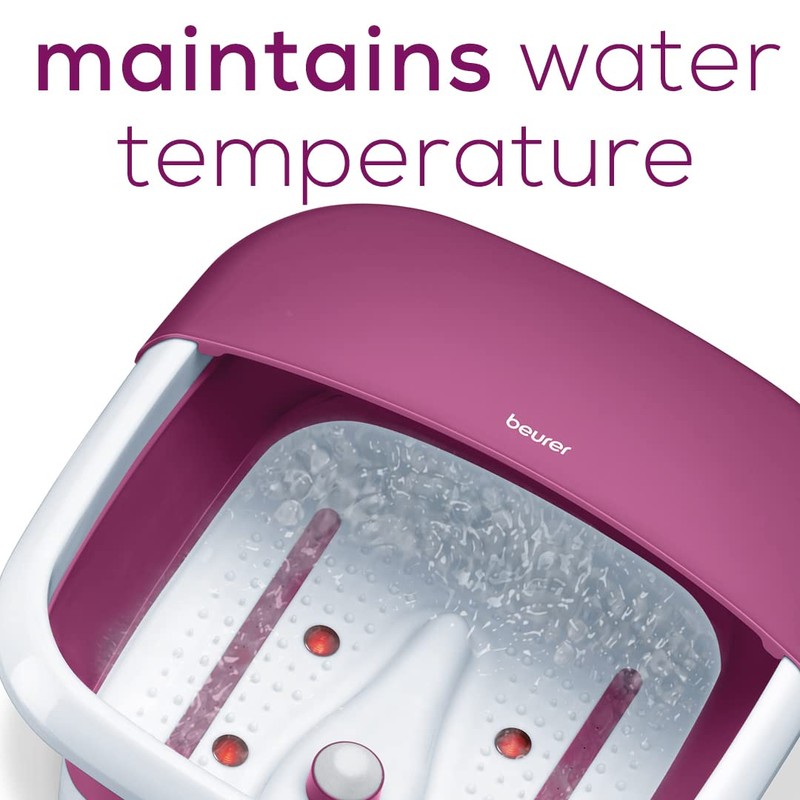 Beurer Foot Spa with Vibration and Bubble Massage | Collapsible