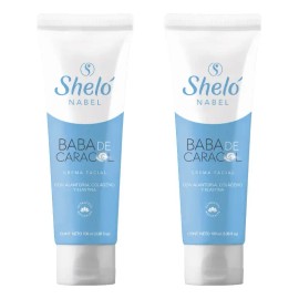 2 Baba De Caracol Sheló Nabel Crema Facial De Bolsillo 100ml