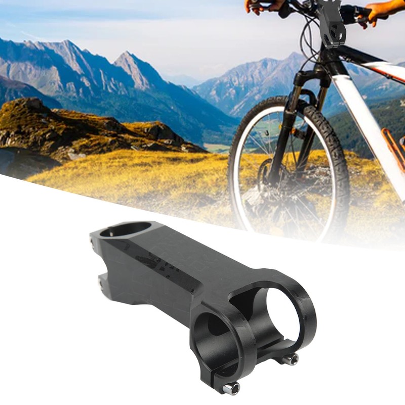 Bike Stem Minus 17 Degrees Black Hollow Design CNC Process
