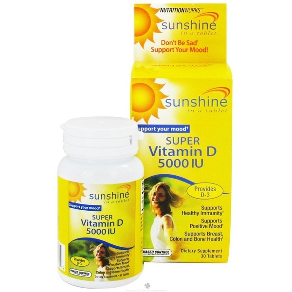Windmill Health Products Sunshine Super Vitamin D - 5000 IU - 30 Tablets