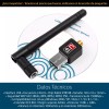 Mercader Digital Tarjeta Red Inalambrica Con Antena Wifi Usb 300