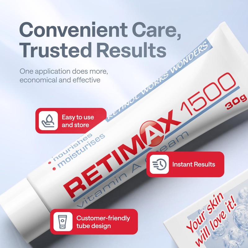 Retimax 1500 Vitamin A, Retinol, Protective Ointment, Anti-Ageing Anti-Wrinkles Cream