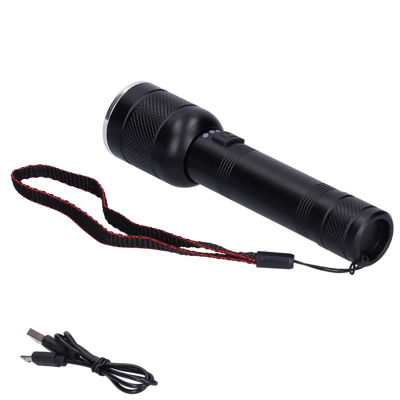Flashlight USB Rechargeable 2000LM Waterproof Flashlight for Outdoor Adventure Hiking