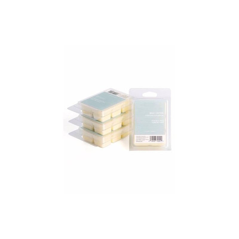 Claire Burke Scented Wax Melts, Wild Cotton Clean Scent, 24