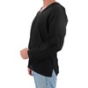Men's Hoodie Hippie Shirts Beach 100% Soft Cotton Top Yoga