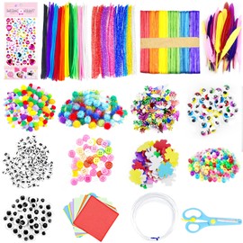 ETELIAR Withosent Craft Set, Children's Craft Case, Craft Accessories, DIY Craft Case, Craft Box, Beads, Creative Scrapbooking Craft Sets for Girls, Boys, Creativity, Gift