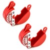 QWORK Valve Lockout, Safety Padlock Gate Valve Lock Device for